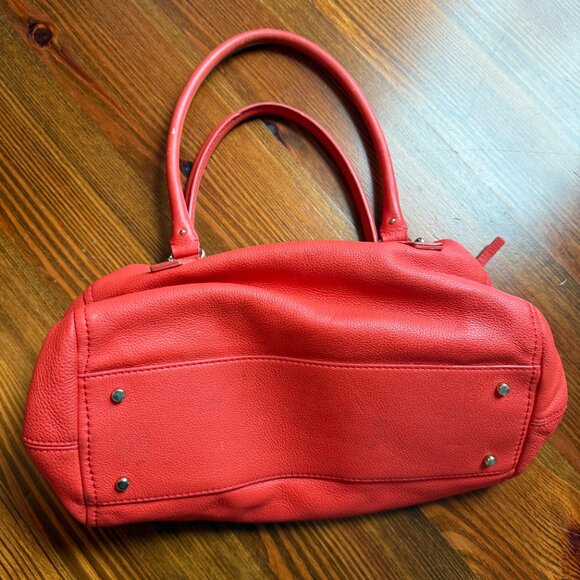 Kate Spade Red Pebble Leather Purse - Picture 3 of 4